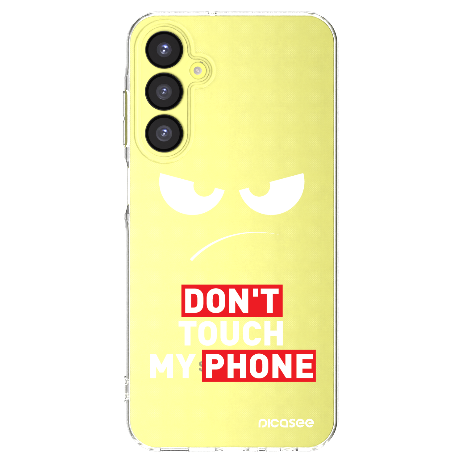 Picasee silikonski prozorni ovitek za Samsung Galaxy A25 A256B 5G - Angry Eyes - Transparent