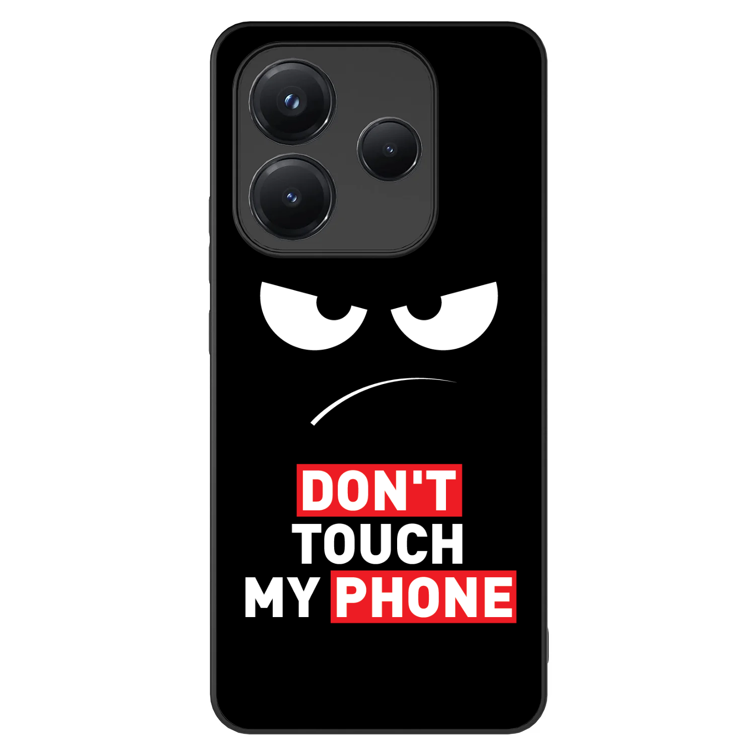 Picasee ULTIMATE CASE za Xiaomi Redmi Note 14 5G - Angry Eyes - Transparent