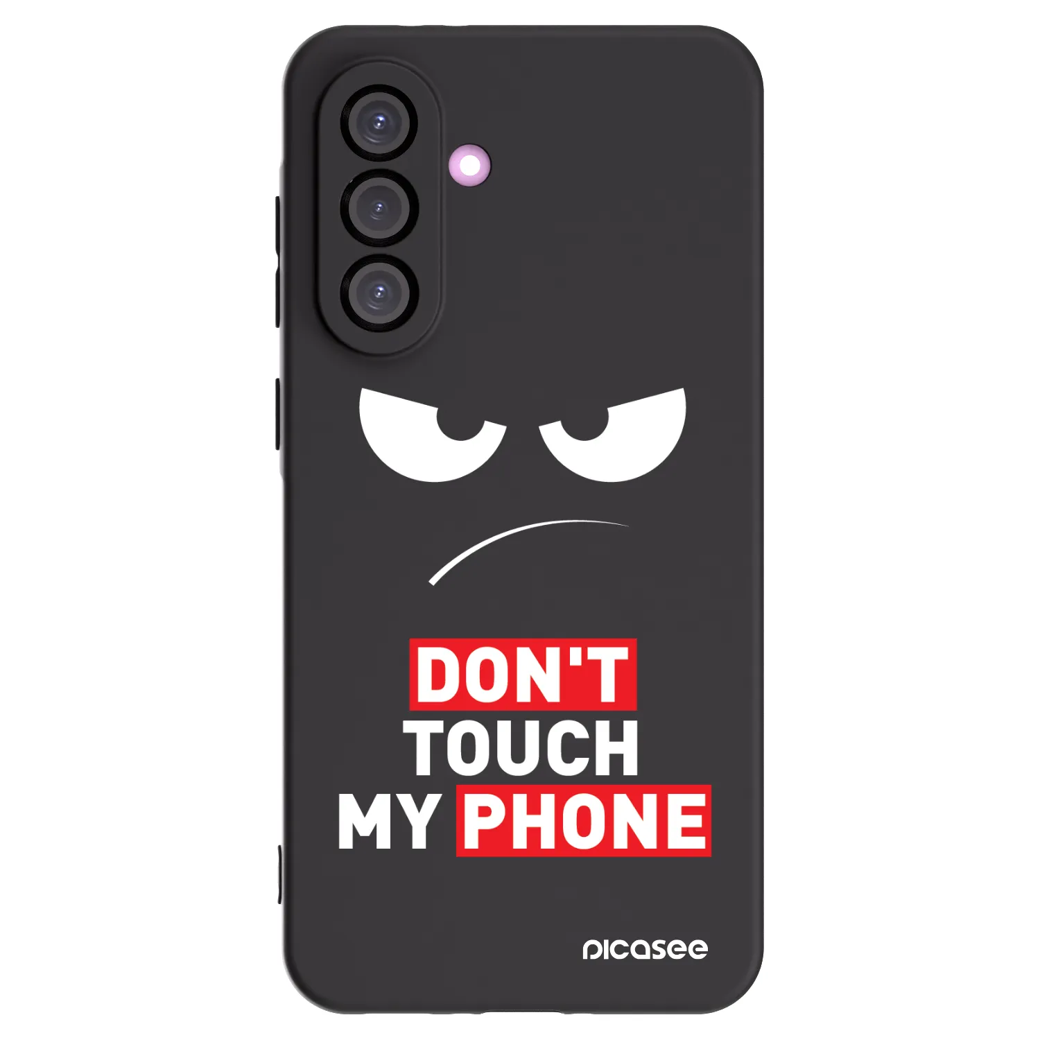 Picasee silikonski črni ovitek za Samsung Galaxy A56 5G A566B - Angry Eyes - Transparent