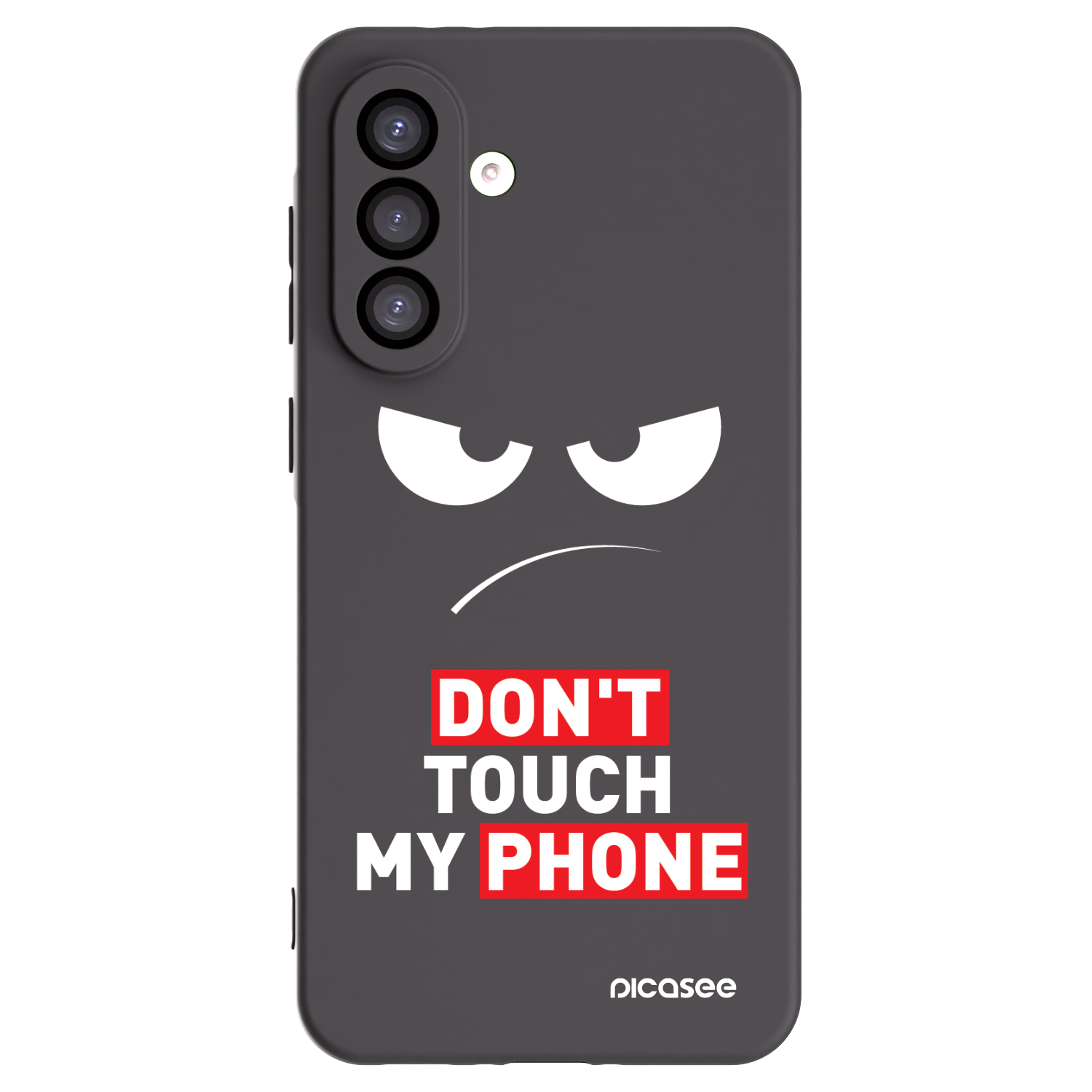 Picasee silikonski črni ovitek za Samsung Galaxy A26 5G A266B - Angry Eyes - Transparent