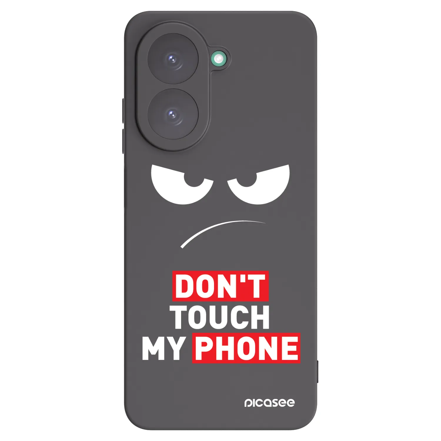Picasee silikonski črni ovitek za Xiaomi Redmi A5 - Angry Eyes - Transparent