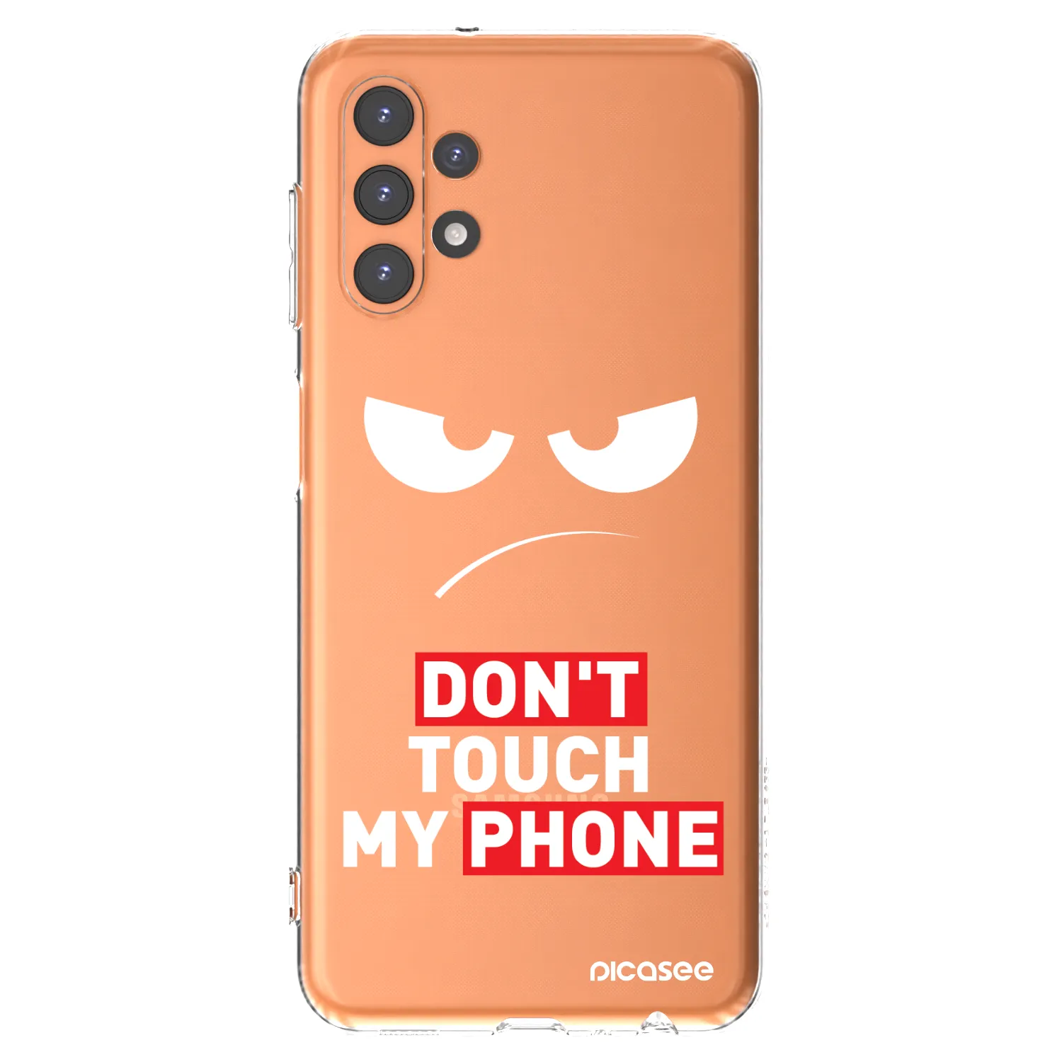 Picasee silikonski prozorni ovitek za Samsung Galaxy A13 5G - Angry Eyes - Transparent