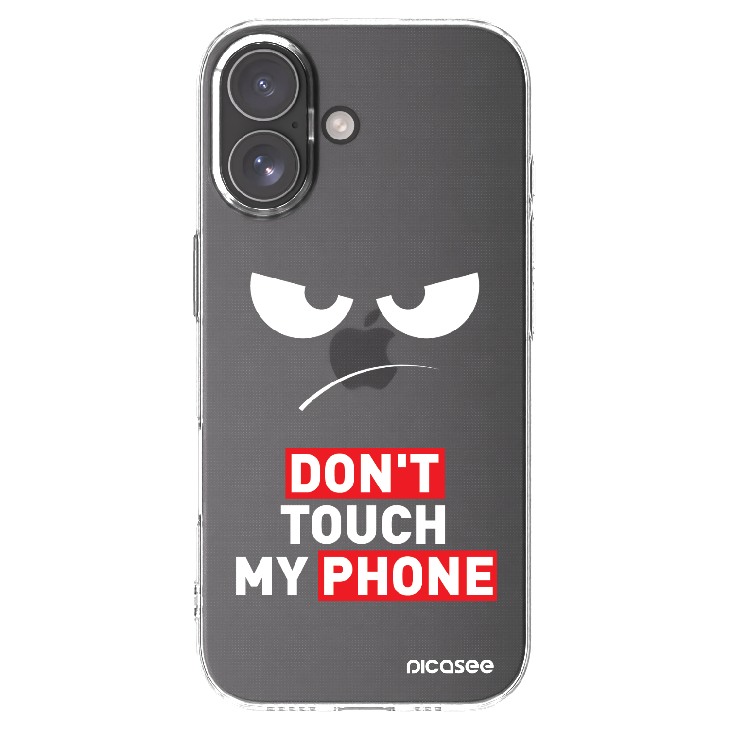 Picasee silikonski prozorni ovitek za Apple iPhone 17 - Angry Eyes - Transparent
