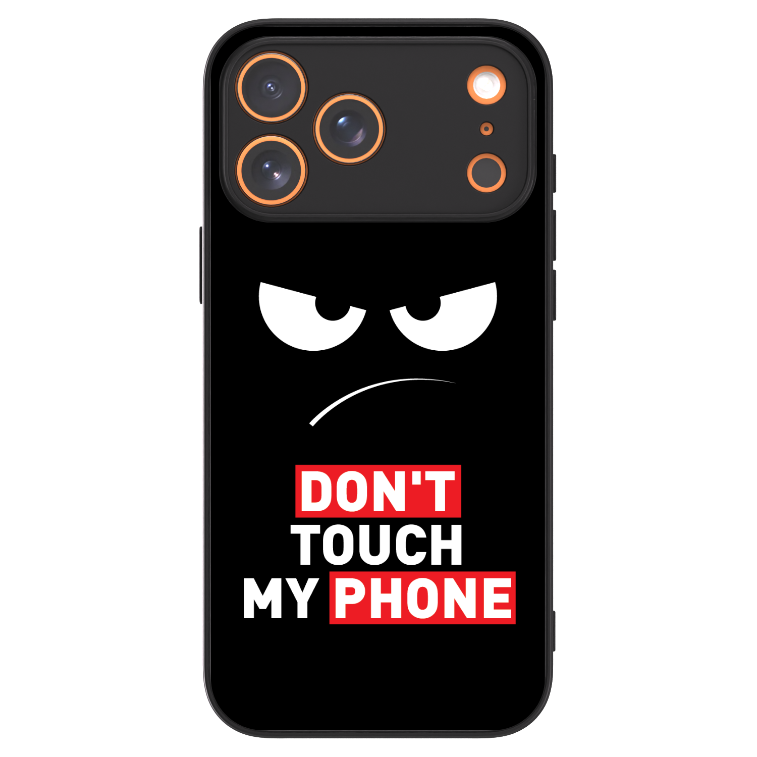 Picasee ULTIMATE CASE za Apple iPhone 17 Pro Max - Angry Eyes - Transparent