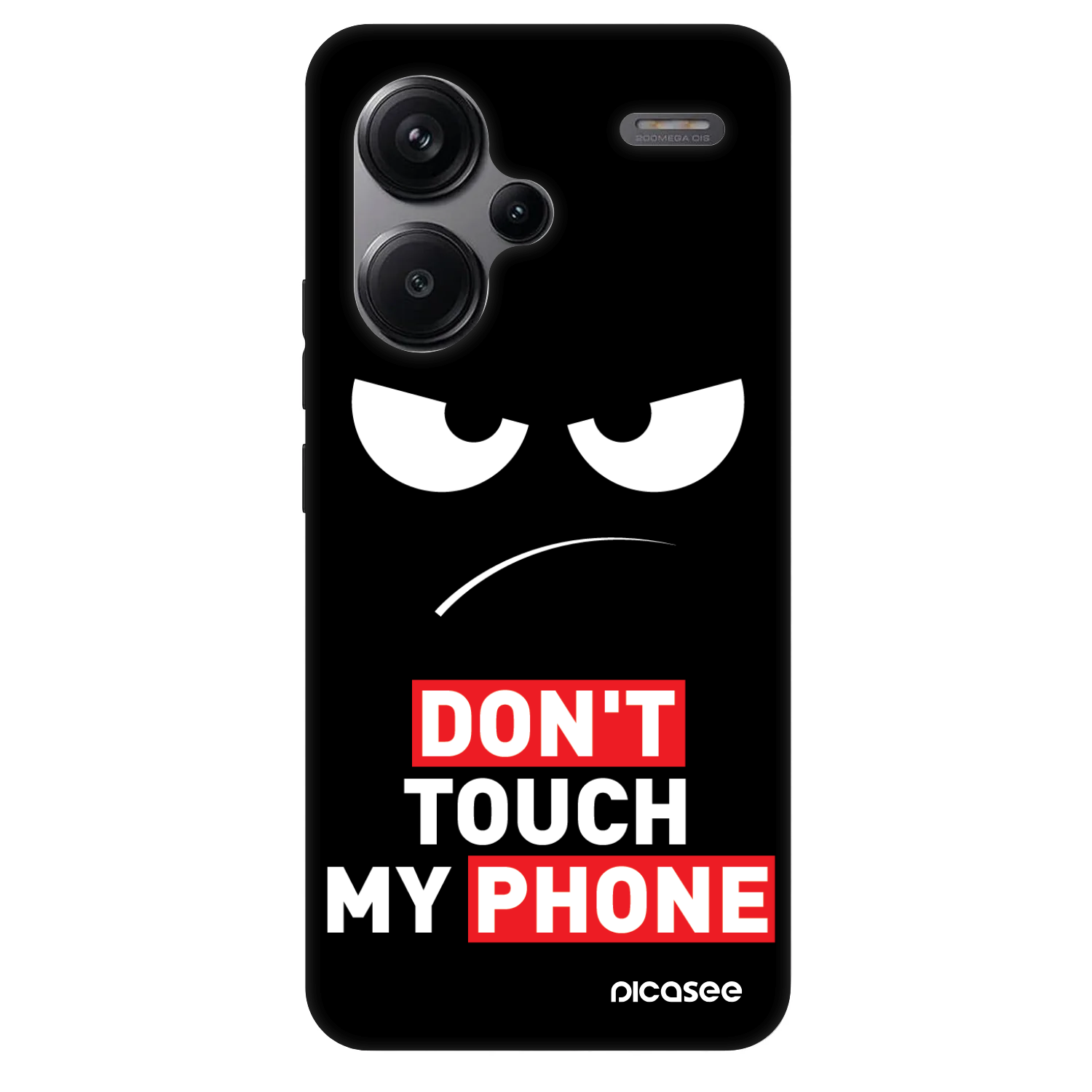 Picasee Fashion Case za Xiaomi Redmi Note 13 Pro+ 5G - Angry Eyes - Transparent