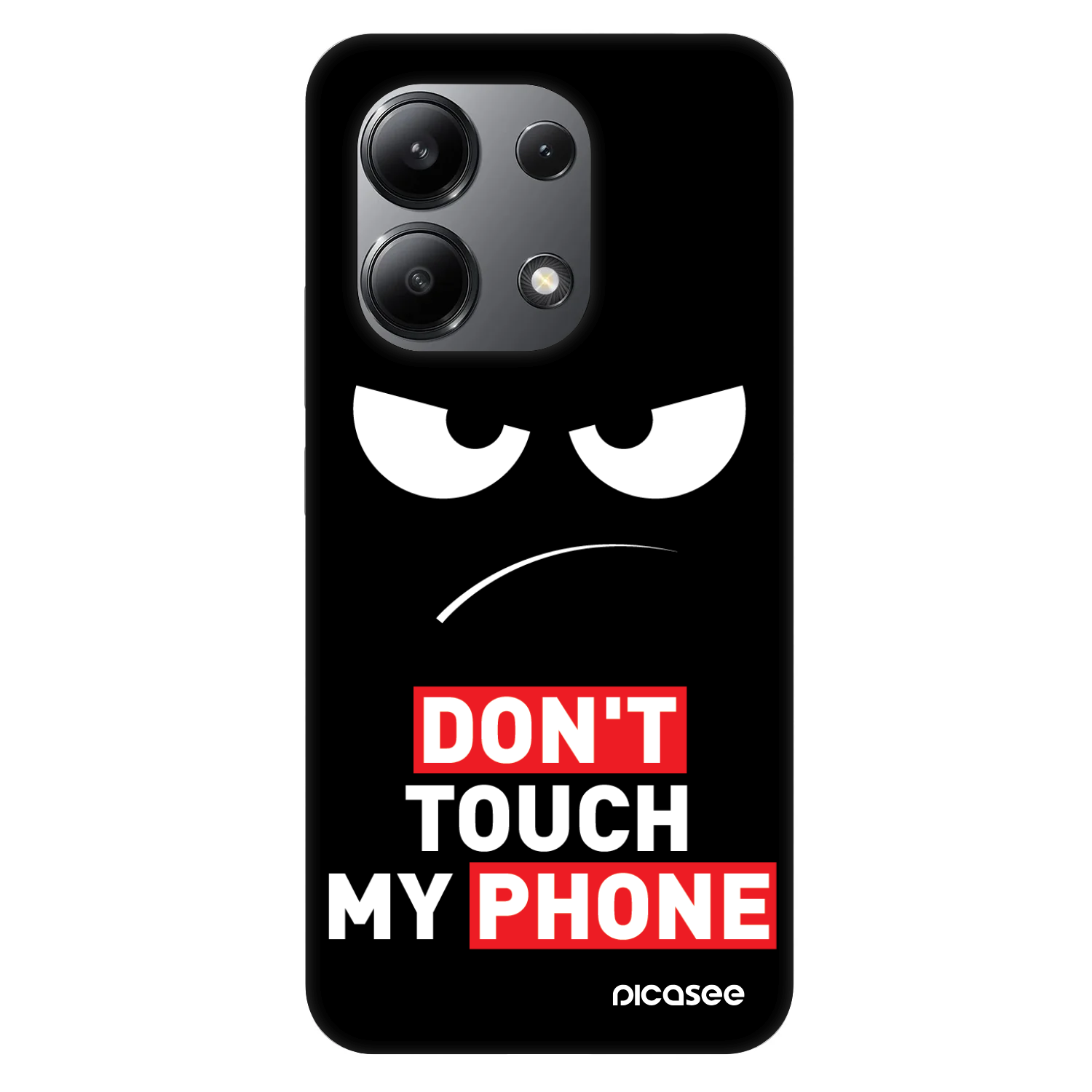Picasee Fashion Case za Xiaomi Redmi Note 13 4G - Angry Eyes - Transparent