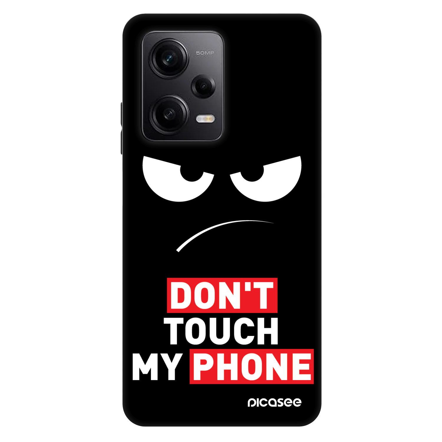 Picasee Fashion Case za Xiaomi Redmi Note 12 Pro 5G - Angry Eyes - Transparent