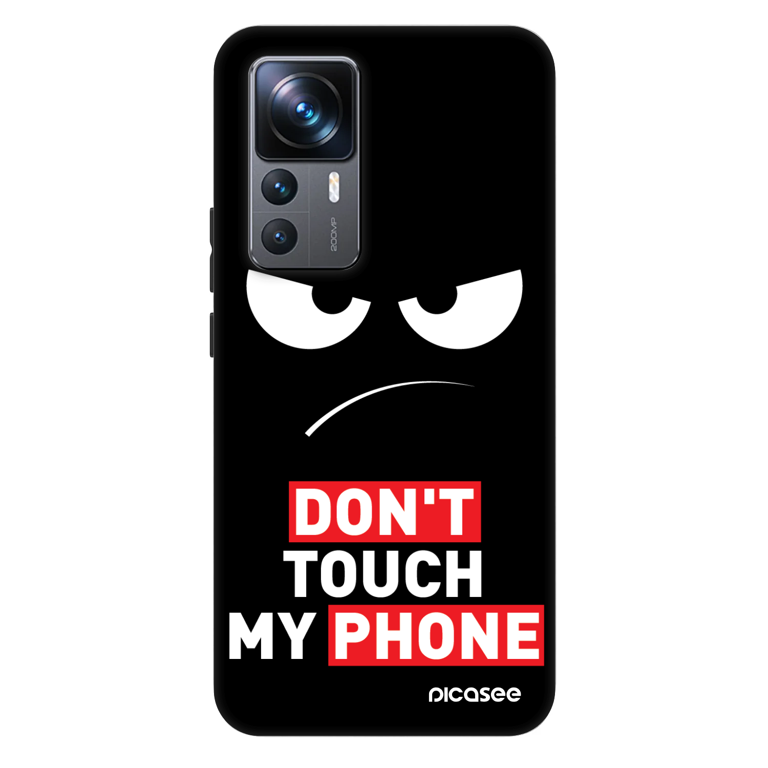 Picasee Fashion Case za Xiaomi 12T Pro - Angry Eyes - Transparent