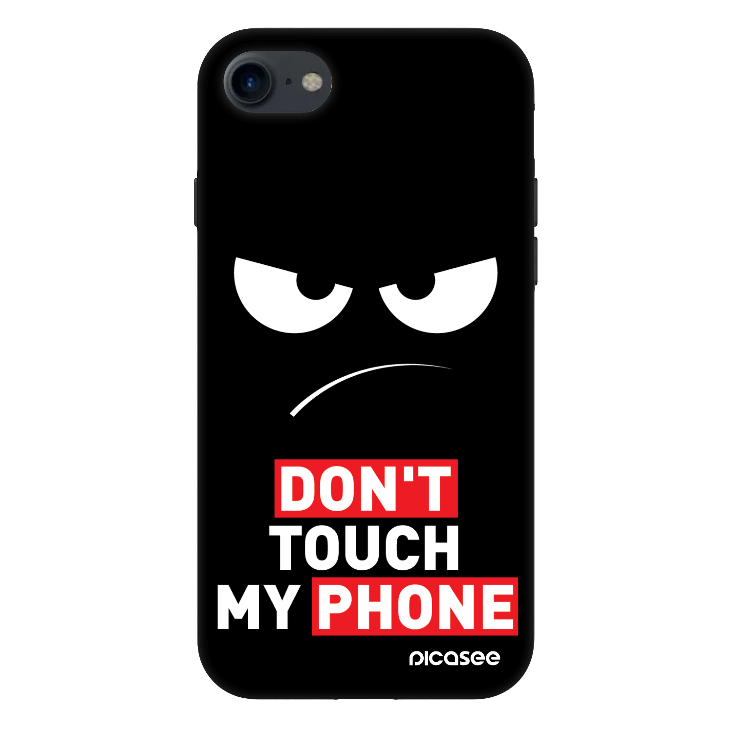 Picasee Fashion Case za Apple iPhone 8 - Angry Eyes - Transparent