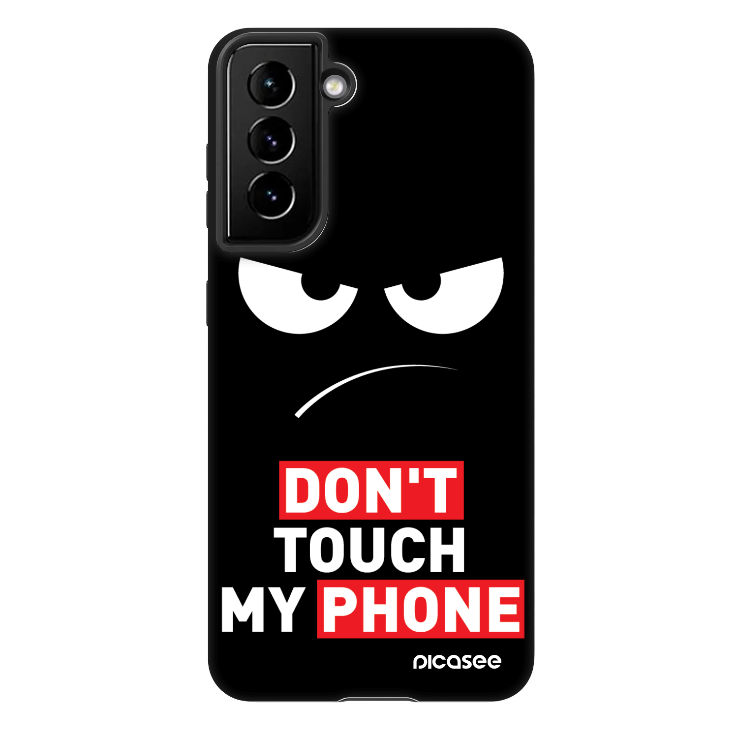 Picasee Fashion Case za Samsung Galaxy S21 FE 5G - Angry Eyes - Transparent