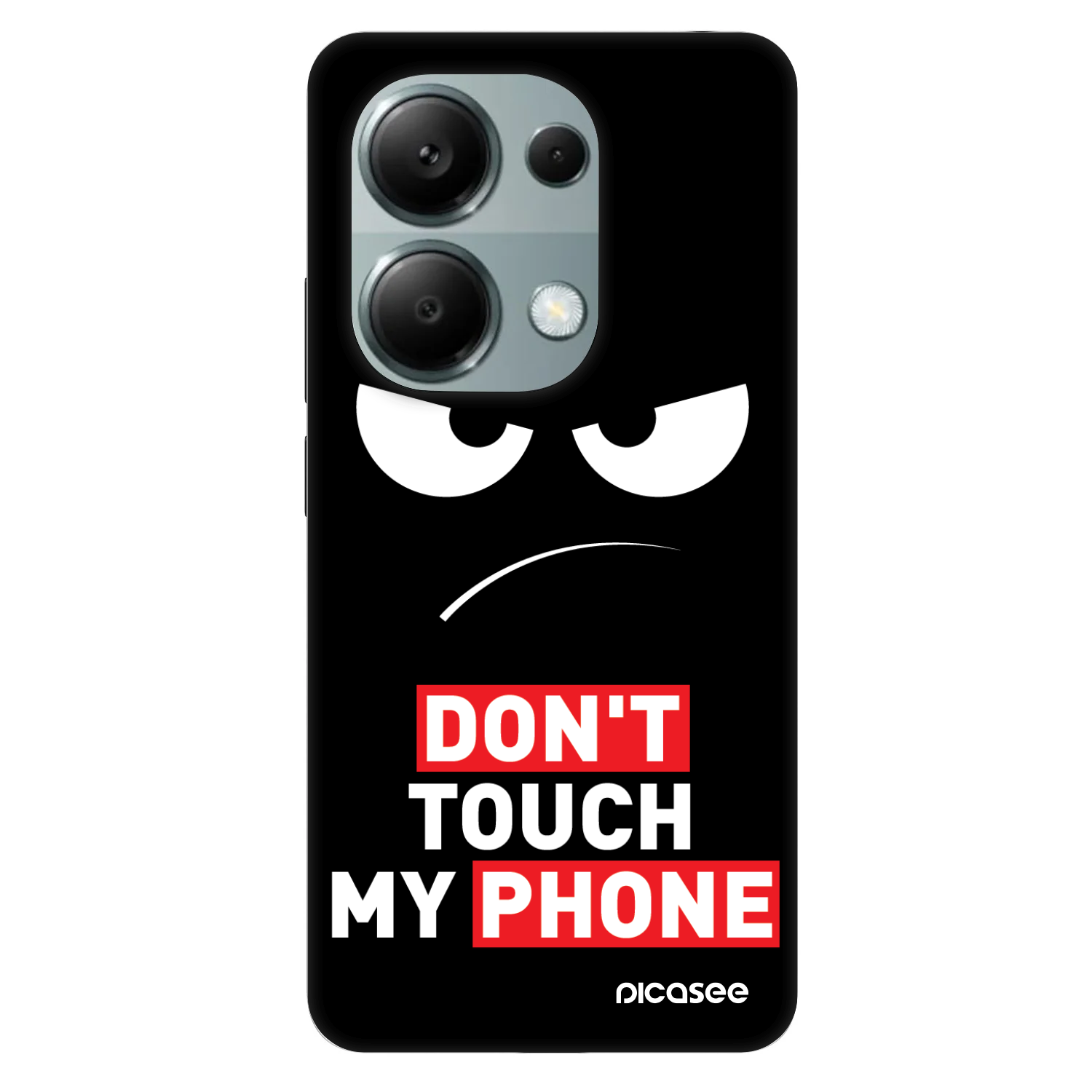 Picasee Fashion Case za Xiaomi Redmi Note 13 Pro 4G - Angry Eyes - Transparent
