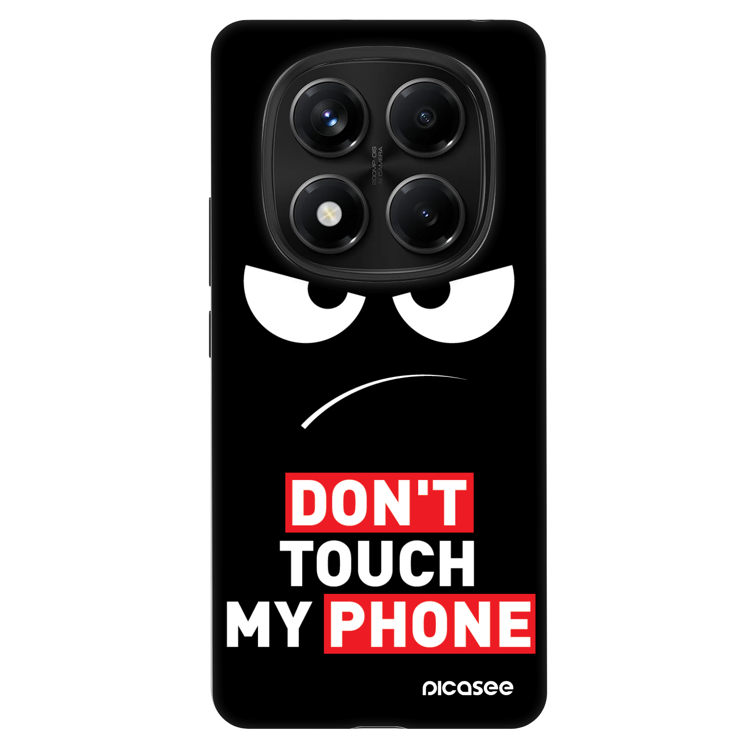 Picasee Fashion Case za Xiaomi Redmi Note 14 Pro 4G - Angry Eyes - Transparent