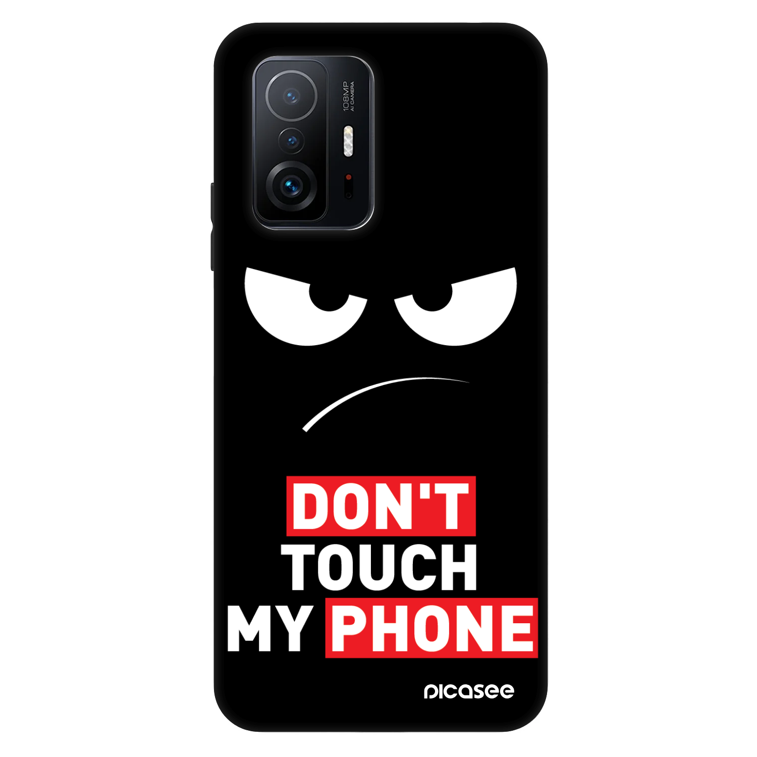Picasee Fashion Case za Xiaomi 11T - Angry Eyes - Transparent
