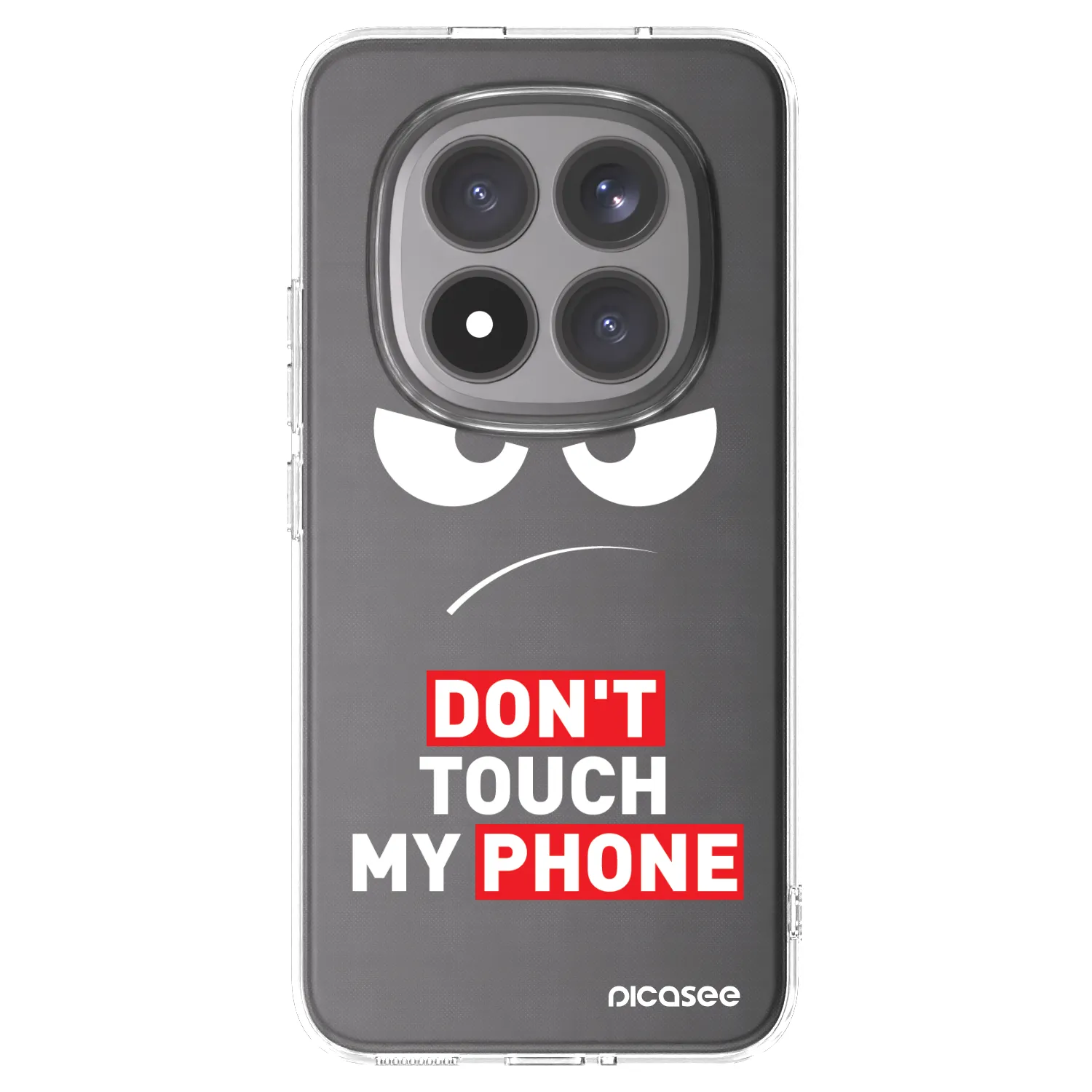 Picasee silikonski prozorni ovitek za Xiaomi Redmi Note 15 Pro+ - Angry Eyes - Transparent