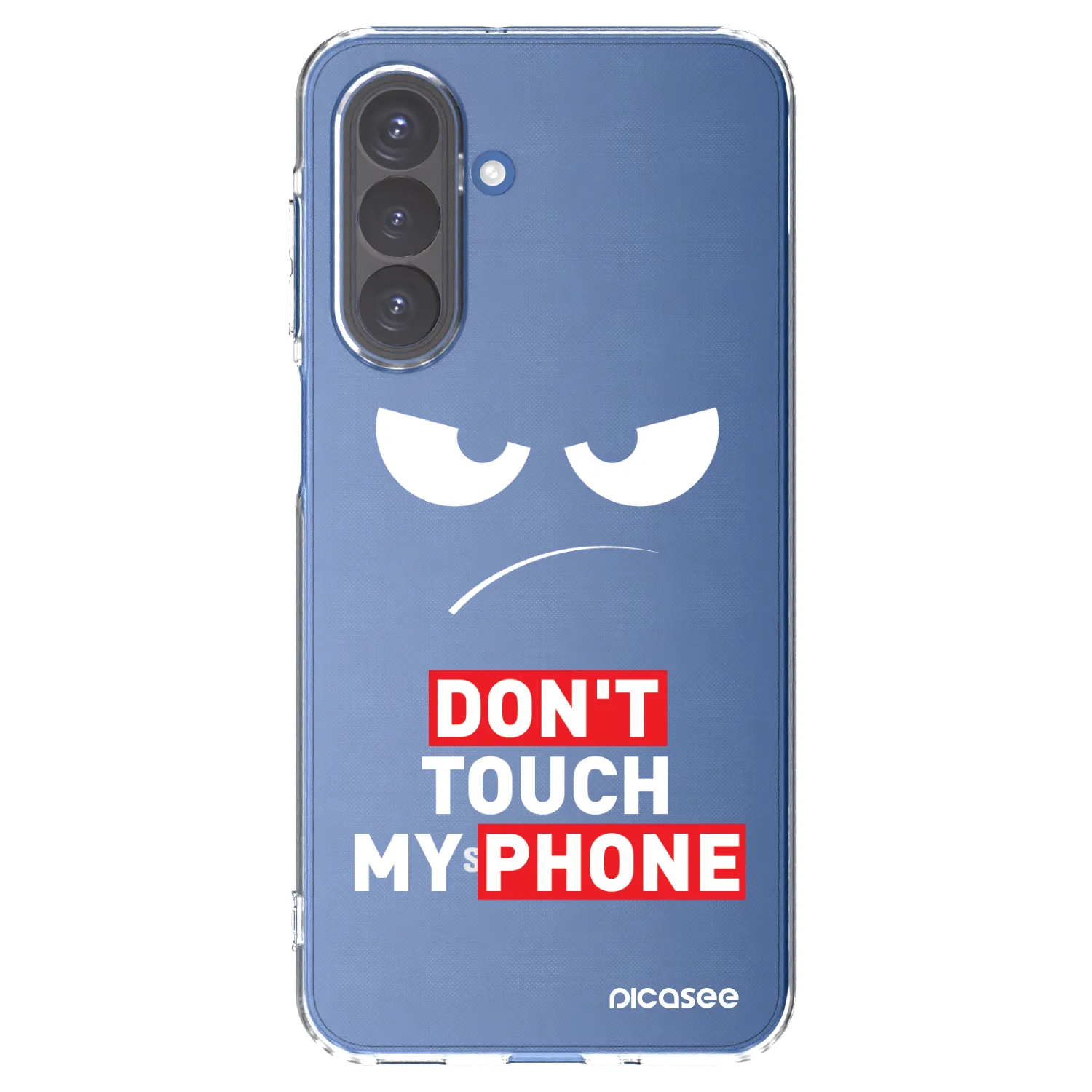 Picasee silikonski prozorni ovitek za Samsung Galaxy A17 5G - Angry Eyes - Transparent