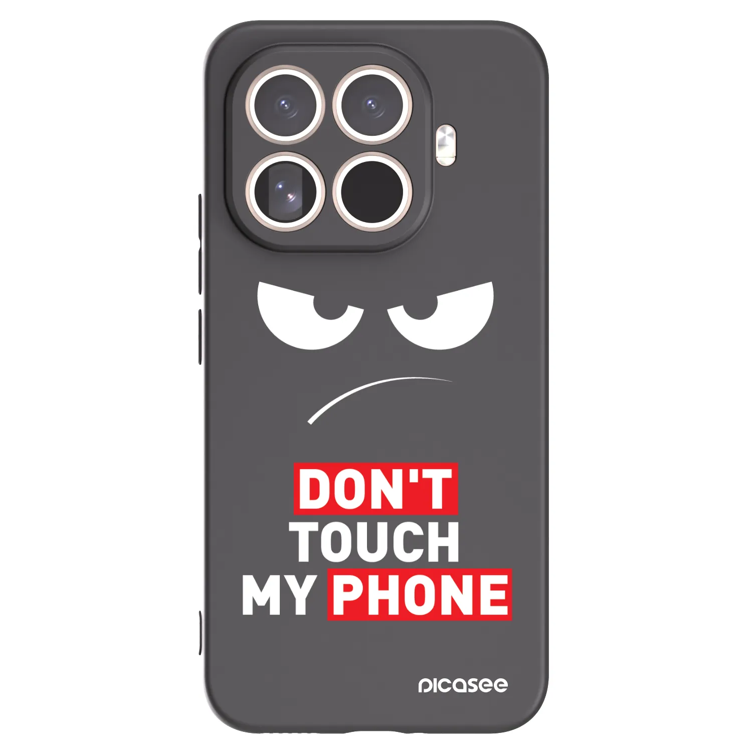 Picasee silikonski črni ovitek za Xiaomi 15T Pro - Angry Eyes - Transparent