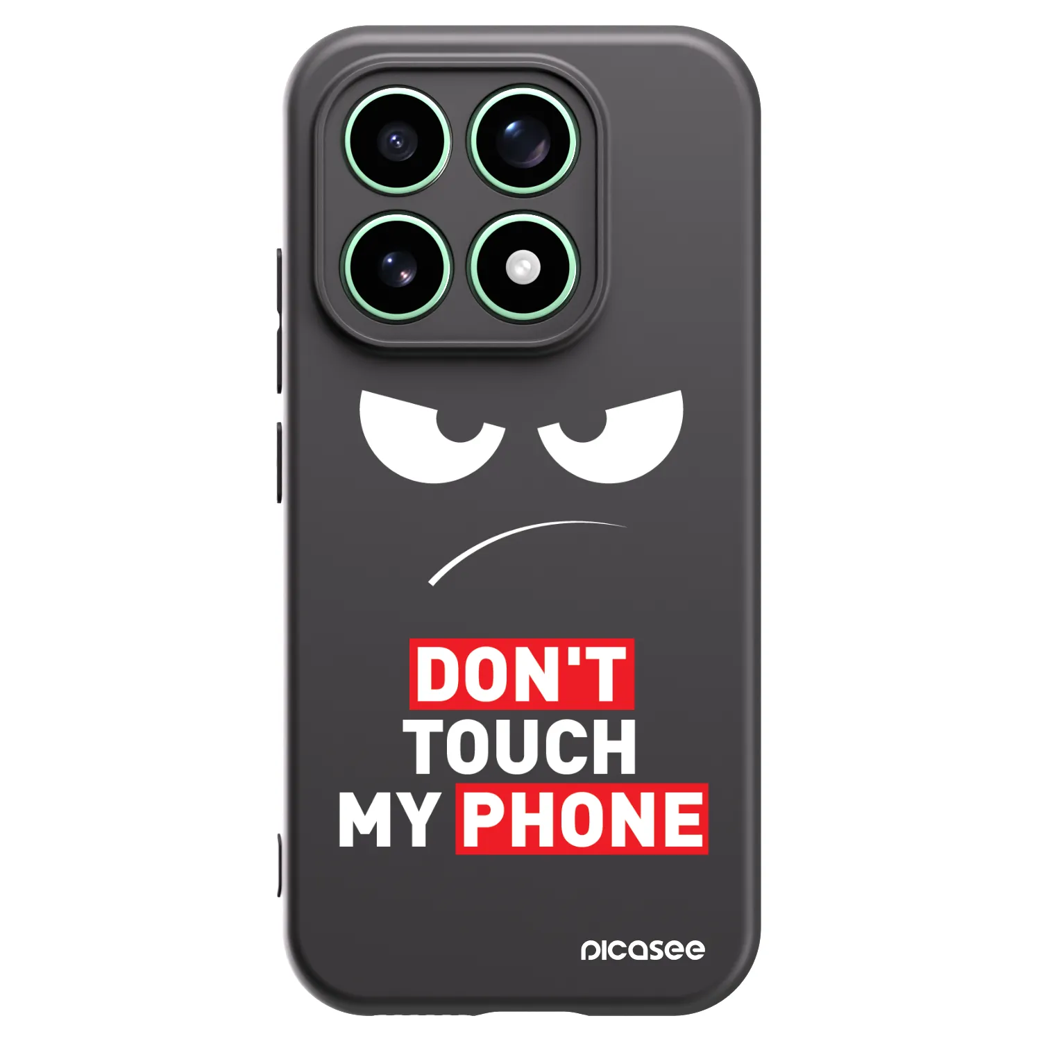 Picasee silikonski črni ovitek za Xiaomi 17 - Angry Eyes - Transparent