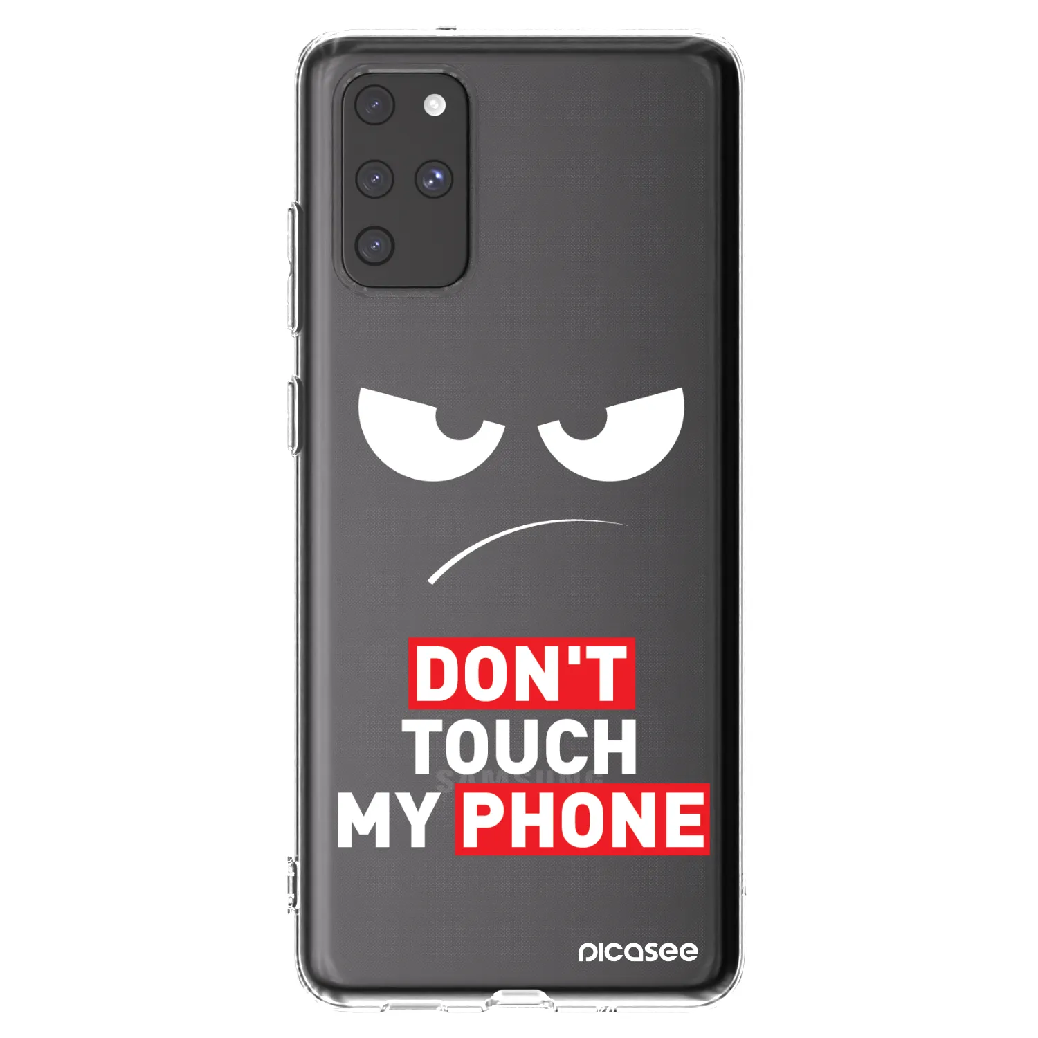 Picasee silikonski prozorni ovitek za Samsung Galaxy S20+ G985F - Angry Eyes - Transparent