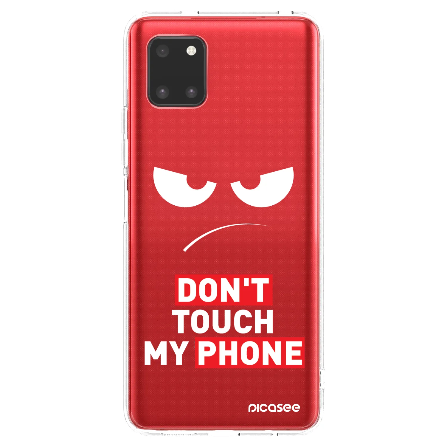 Picasee silikonski prozorni ovitek za Samsung Galaxy Note 10 Lite N770F - Angry Eyes - Transparent