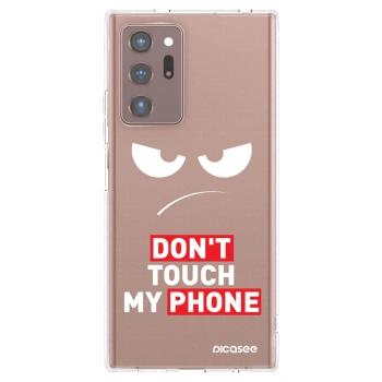 Picasee silikonski prozorni ovitek za Samsung Galaxy Note 20 Ultra - Angry Eyes - Transparent