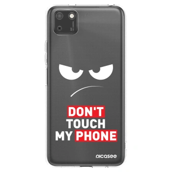 Picasee silikonski prozorni ovitek za Huawei Y5P - Angry Eyes - Transparent