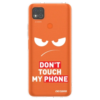 Picasee silikonski prozorni ovitek za Xiaomi Redmi 9C - Angry Eyes - Transparent
