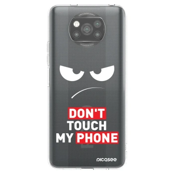 Picasee silikonski črni ovitek za Xiaomi Poco X3 - Angry Eyes - Transparent