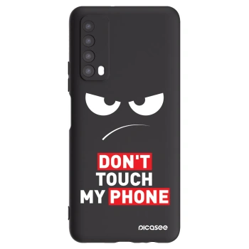 Picasee silikonski črni ovitek za Huawei P Smart 2021 - Angry Eyes - Transparent