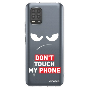 Picasee silikonski prozorni ovitek za Xiaomi Mi 10 Lite - Angry Eyes - Transparent