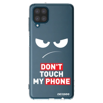 Picasee silikonski prozorni ovitek za Samsung Galaxy A12 A125F - Angry Eyes - Transparent