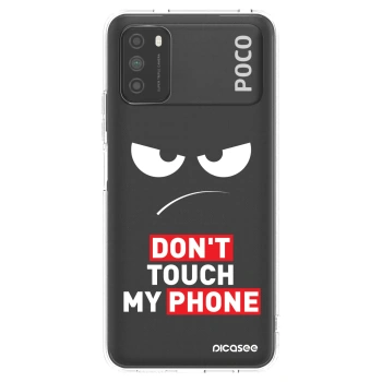 Picasee silikonski prozorni ovitek za Xiaomi Poco M3 - Angry Eyes - Transparent
