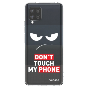 Picasee silikonski prozorni ovitek za Samsung Galaxy A42 A426B - Angry Eyes - Transparent