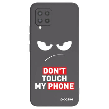 Picasee silikonski črni ovitek za Samsung Galaxy A42 A426B - Angry Eyes - Transparent