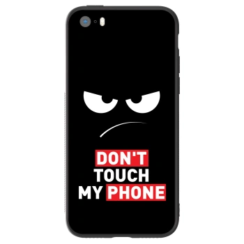 Ovitek za Apple iPhone 5/5S/SE - Angry Eyes - Transparent