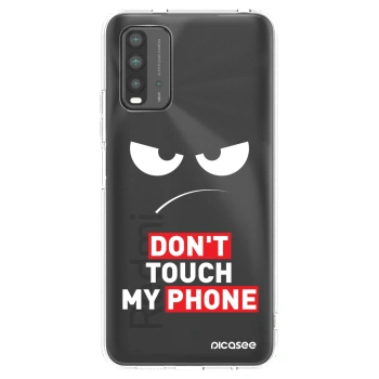 Picasee silikonski prozorni ovitek za Xiaomi Redmi 9T - Angry Eyes - Transparent