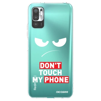 Picasee silikonski prozorni ovitek za Xiaomi Redmi Note 10 5G - Angry Eyes - Transparent