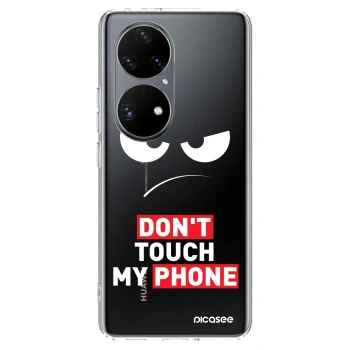 Ovitek za Huawei P50 - Angry Eyes - Transparent