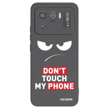 Picasee silikonski črni ovitek za Xiaomi Mi 11 Ultra - Angry Eyes - Transparent
