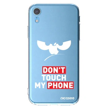 Picasee silikonski prozorni ovitek za Apple iPhone XR - Angry Eyes - Transparent