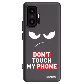 Picasee silikonski črni ovitek za Xiaomi 11T - Angry Eyes - Transparent