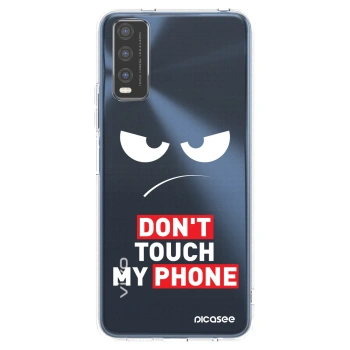 Picasee silikonski prozorni ovitek za Vivo Y20s - Angry Eyes - Transparent