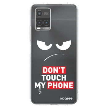 Picasee silikonski prozorni ovitek za Vivo Y33s - Angry Eyes - Transparent