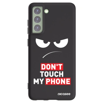 Picasee silikonski črni ovitek za Samsung Galaxy S21 FE 5G - Angry Eyes - Transparent