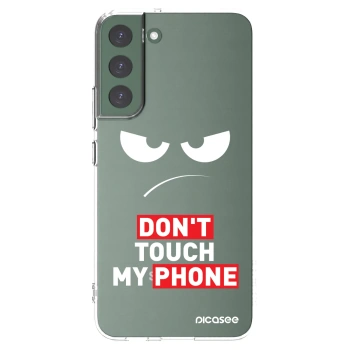 Picasee silikonski prozorni ovitek za Samsung Galaxy S22+ 5G - Angry Eyes - Transparent