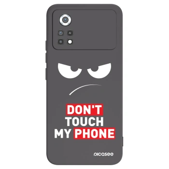 Picasee silikonski črni ovitek za Xiaomi Poco X4 Pro 5G - Angry Eyes - Transparent