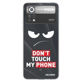 Picasee silikonski prozorni ovitek za Xiaomi Poco X4 Pro 5G - Angry Eyes - Transparent