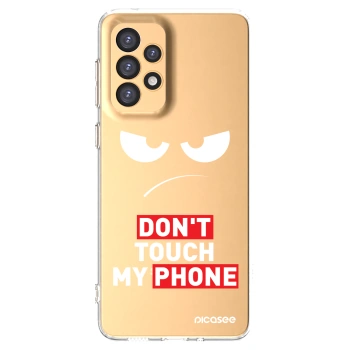 Picasee silikonski prozorni ovitek za Samsung Galaxy A33 5G A336 - Angry Eyes - Transparent