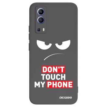 Picasee silikonski črni ovitek za Vivo Y52 5G - Angry Eyes - Transparent