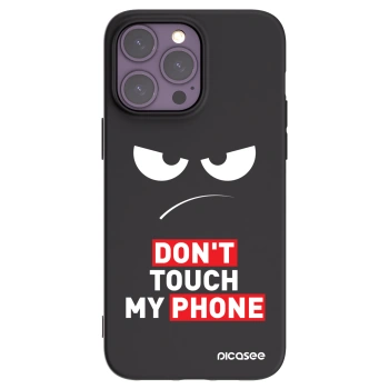 Picasee silikonski črni ovitek za Apple iPhone 14 Pro Max - Angry Eyes - Transparent