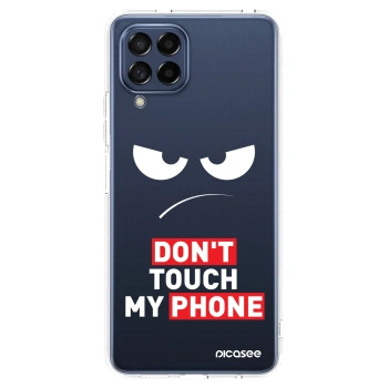 Picasee silikonski prozorni ovitek za Samsung Galaxy M53 5G - Angry Eyes - Transparent